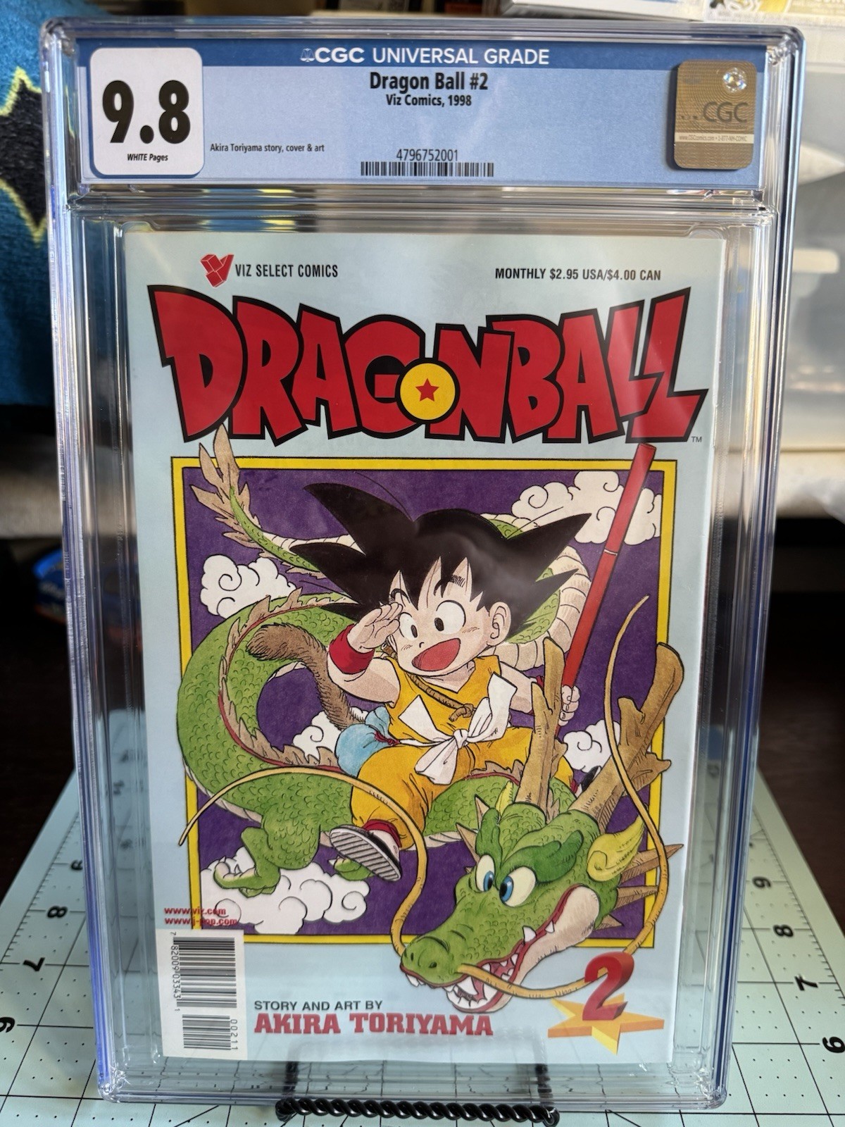 Dragon Ball Parte 1 #2 CGC 9.8 1998 - Appena slabbrato! Nuovissimo! Spedizione veloce!