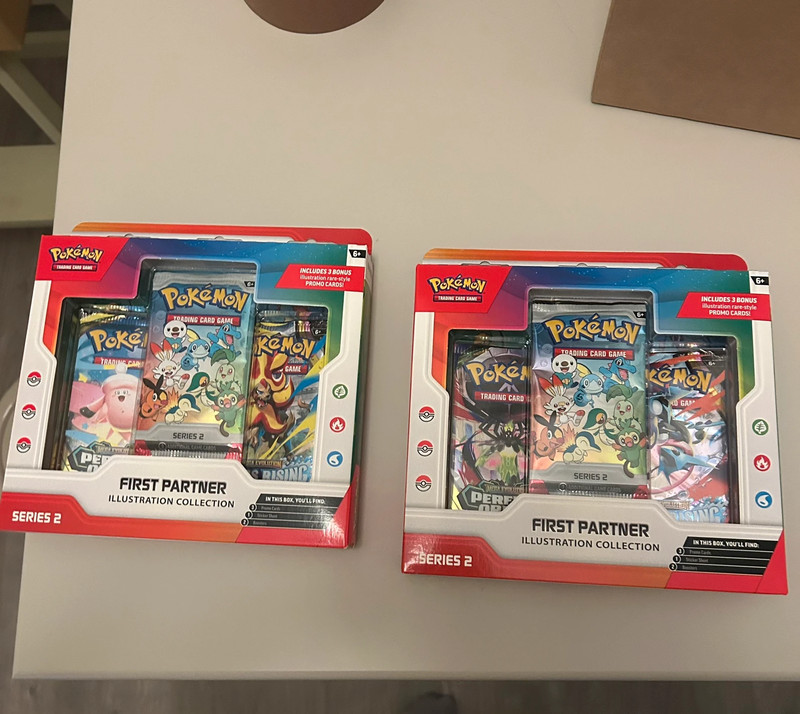 2x Pokémon First Partners Series 2 – English