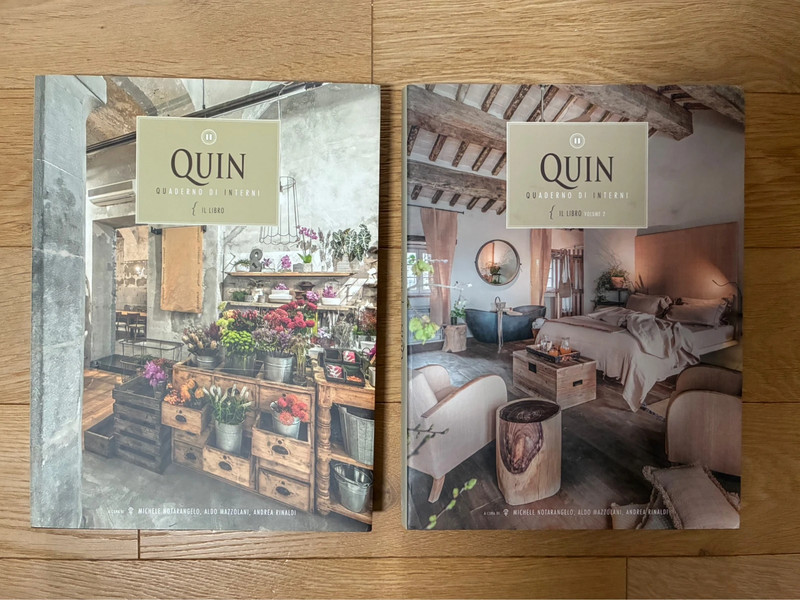QuIn - quaderno di interni - il libro - volumi 1 e 2