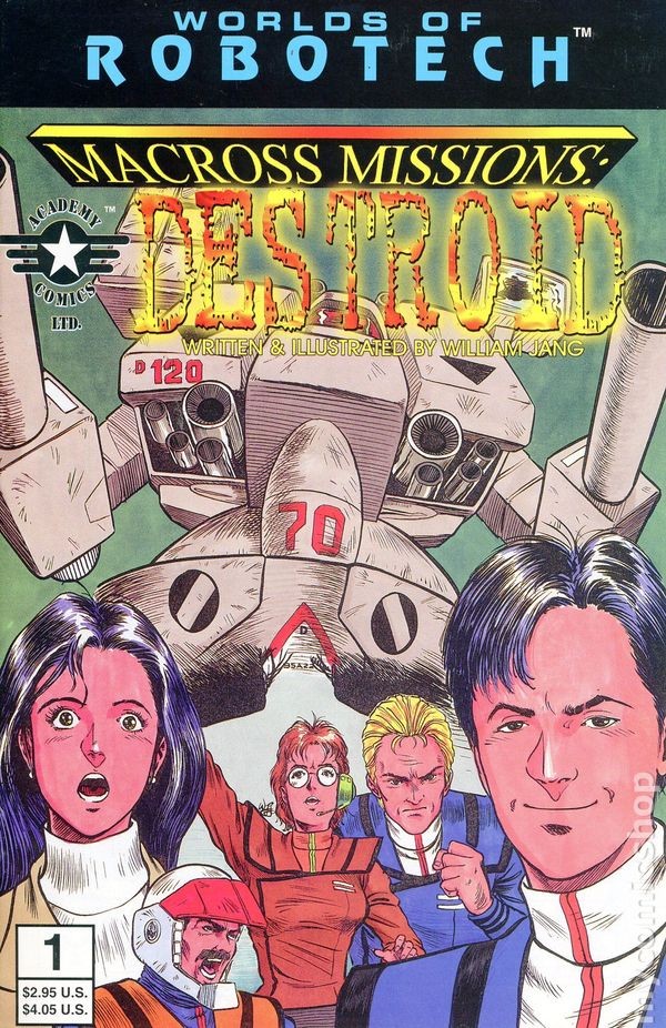 Robotech Macross Missioni Destroid #1 FN+ 6.5 1994 Immagine Stock