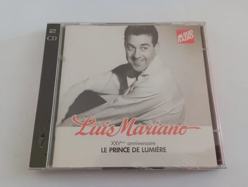 Coffret 2 CD luis Mariano XXV ème anniversaire le prince de lumière
