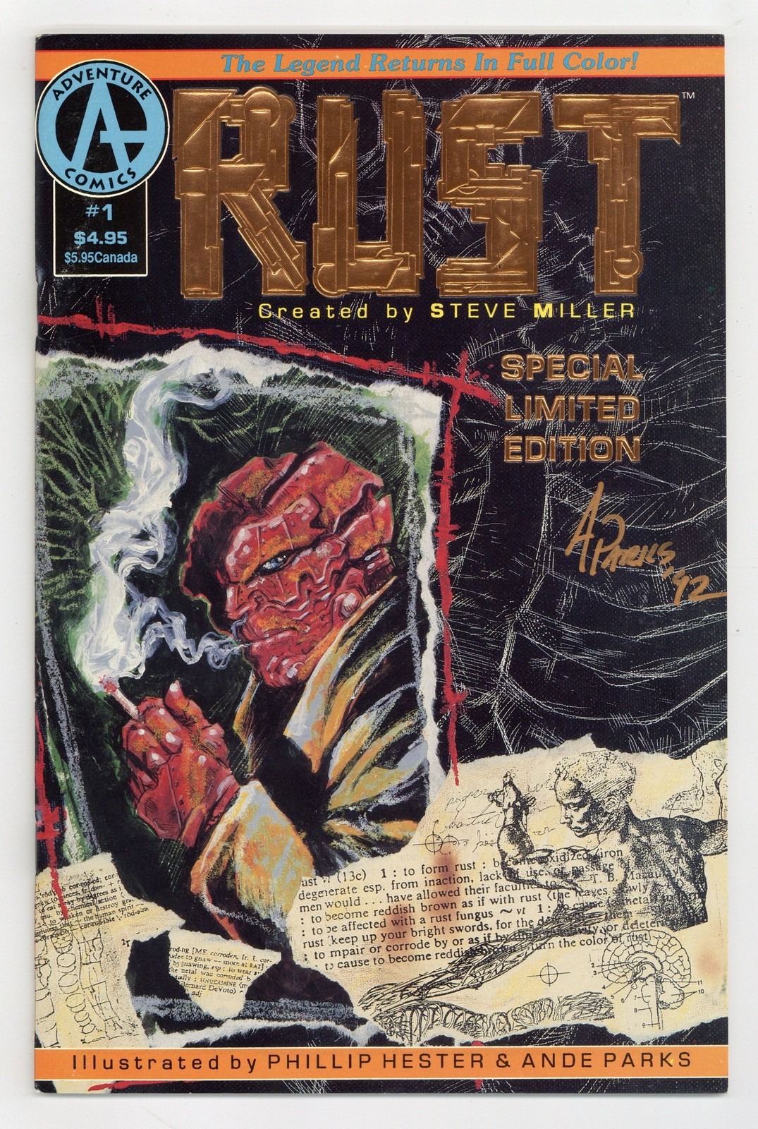 Rust 1LIMITED VF 8.0 1992