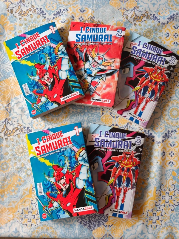 Manga " I 5 Samurai " nuovi + omaggio