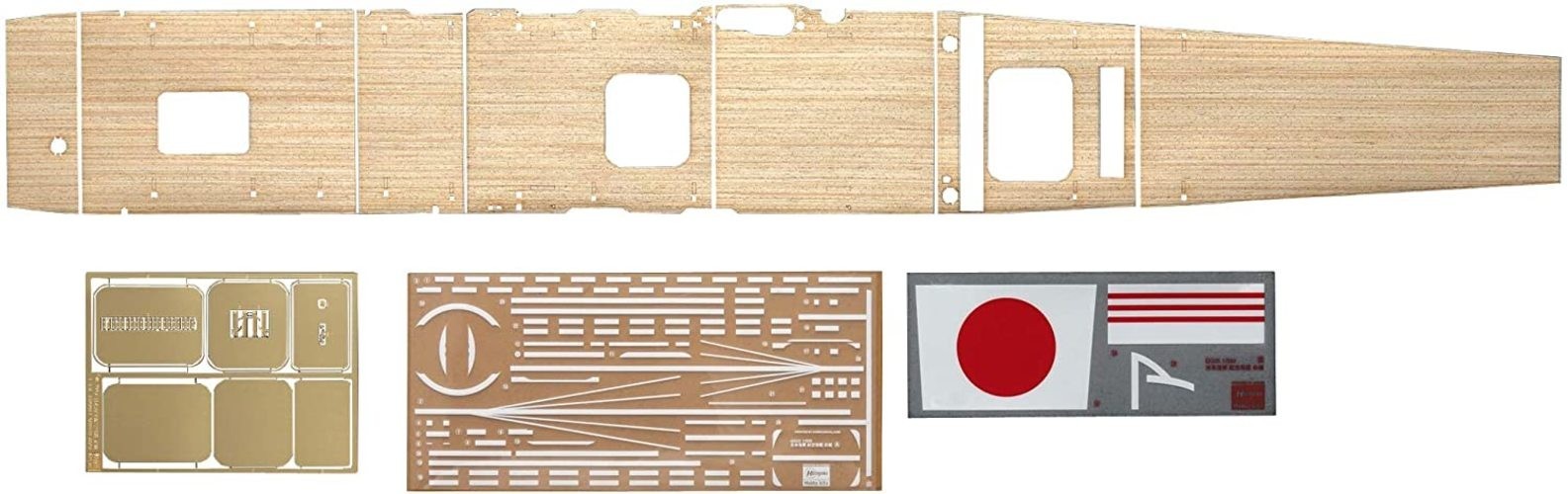 Hasegawa 1/350 Japanese Navy Aircraft Carrier Akagi Wooden Deck Parts QG25