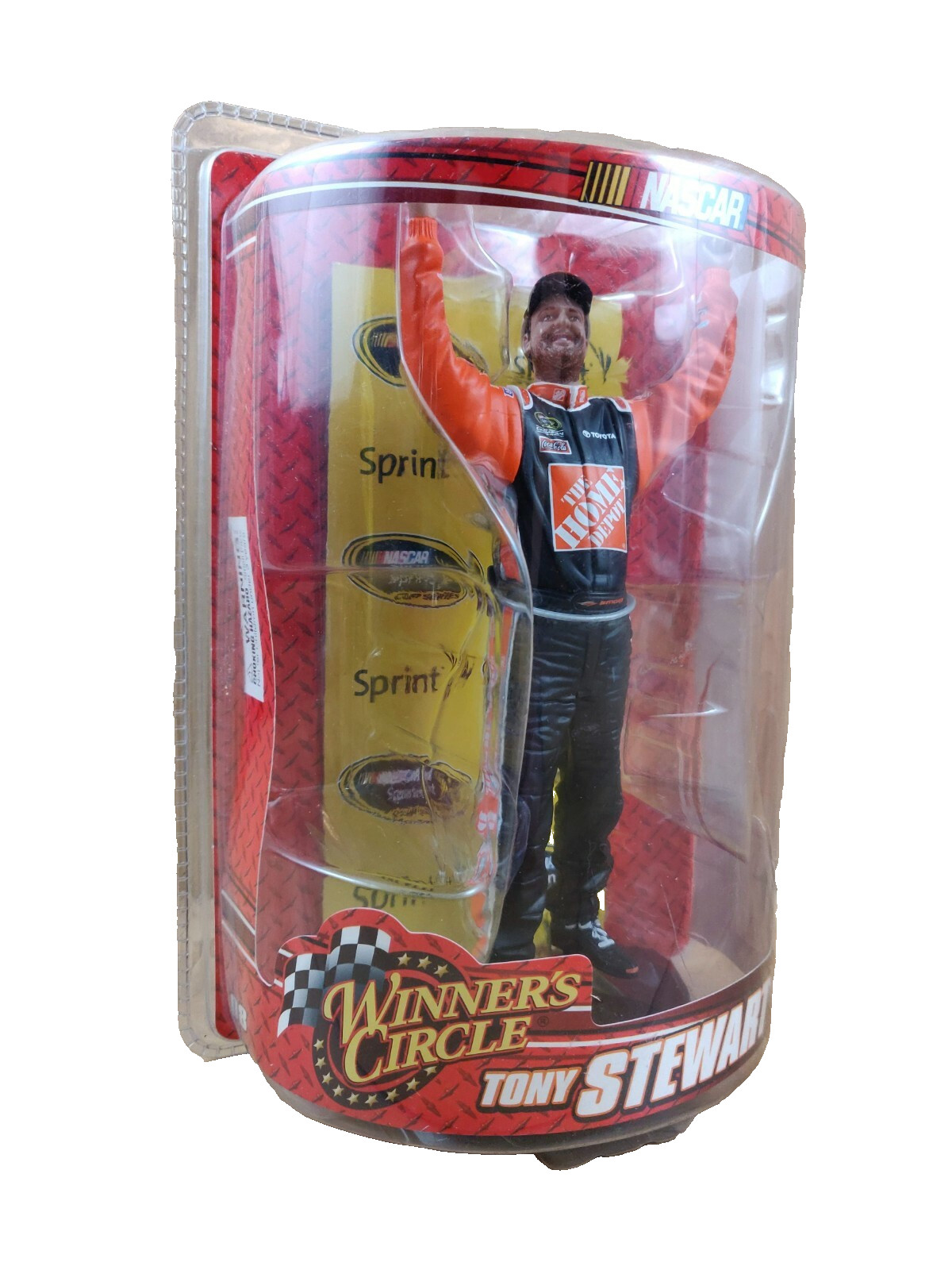 Tony Stewart NASCAR Winners Circle Action Figure #20 Home Depot Sprint MIB