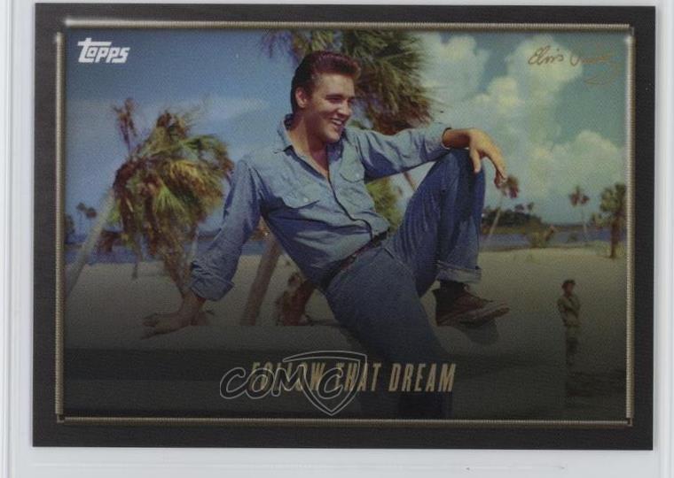 2022 Topps Il re del rock and roll /578 Elvis Presley Segui quel sogno 1ol1