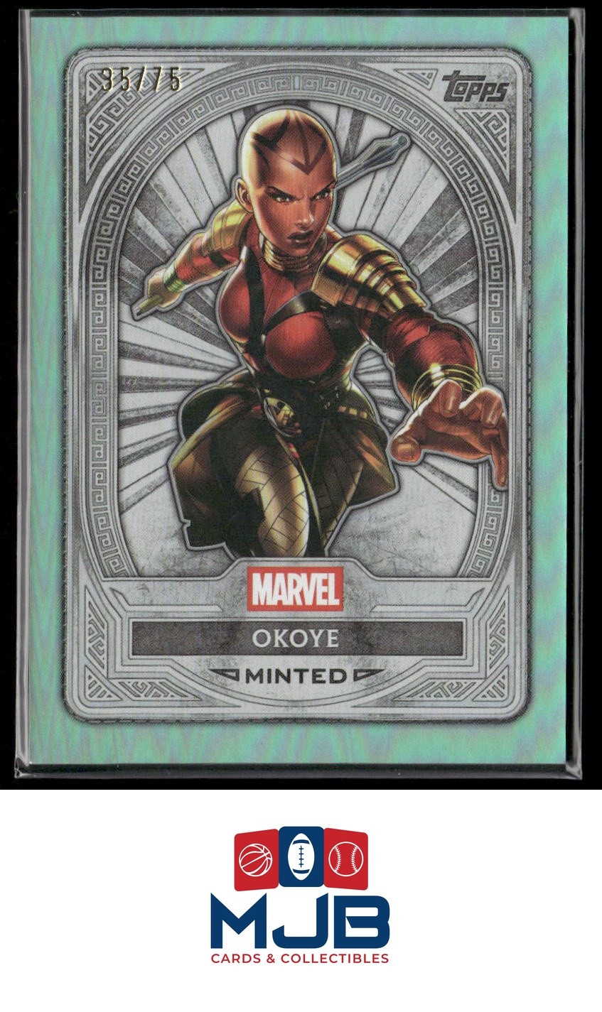 2025 Topps Mint Marvel Okoye Green Mint #57 /75