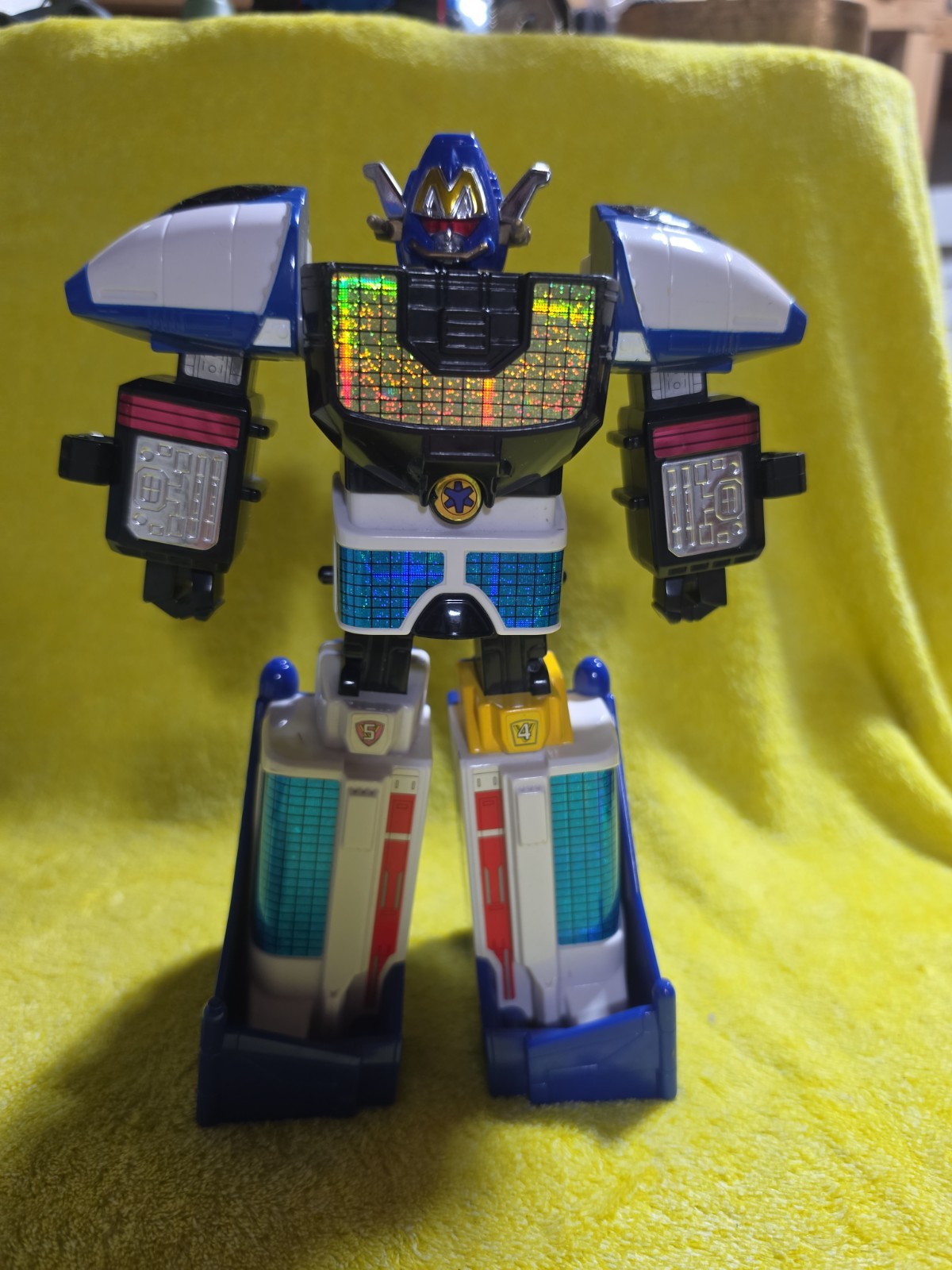 Power Rangers Lightspeed Rescue Solarzord 9" Figure Vintage Bandai 1999 Megazord