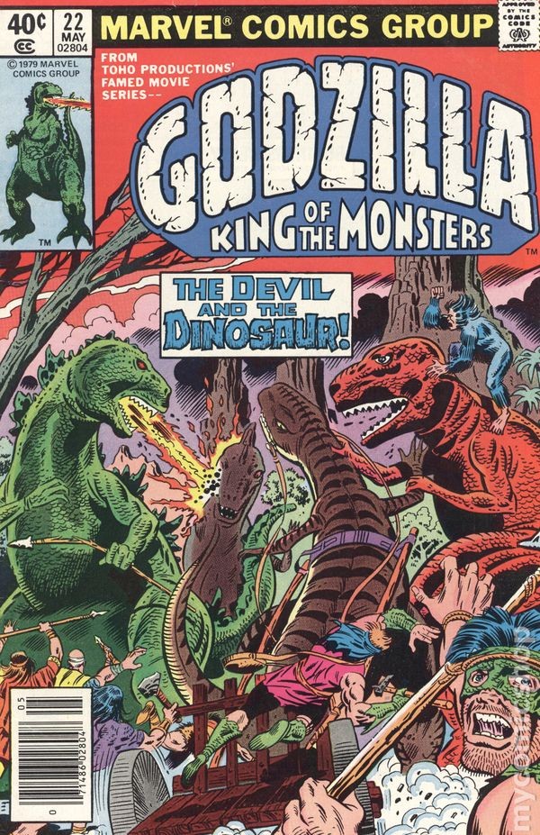 Godzilla #22 FN 1979 Immagine Stock