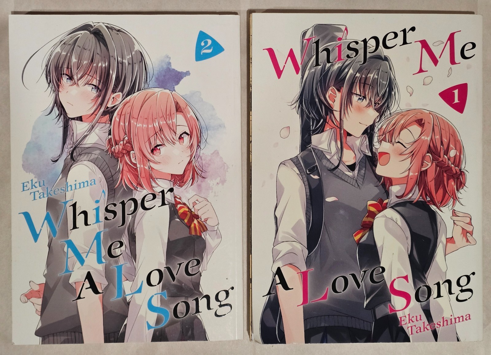 Whisper Me A Love Song vol. 1 & 2 di Eku Takeshima / Yuri manga Kodansha manga