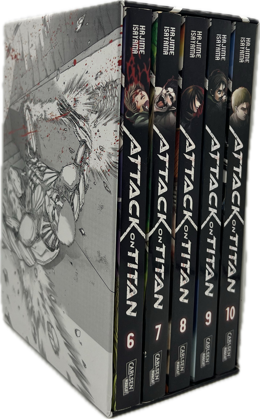 Attack on Titan Manga Schuber 6-10 manga italiano