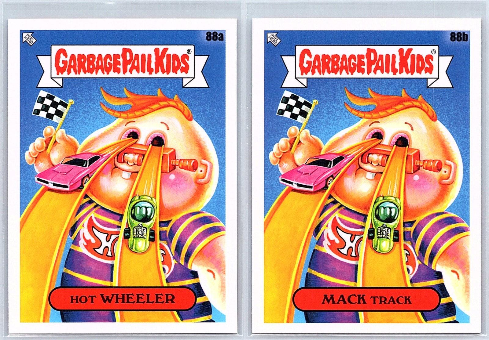 Hot Wheels Spazzatura Secchio Bambini Spoof Wheeler & Mack Set di 2 Carte