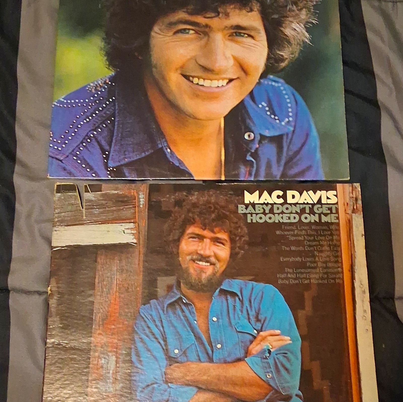 Mac Davis 2 Album Lot.  Song Painter Vinyl LP 12" Columbia Records Country