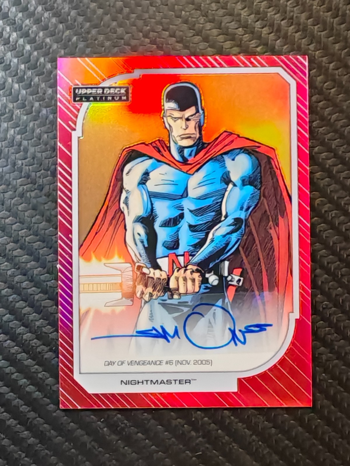 2026 Upper Deck Platinum DC Nightmaster Red Rainbow Auto Walt Simonson #115