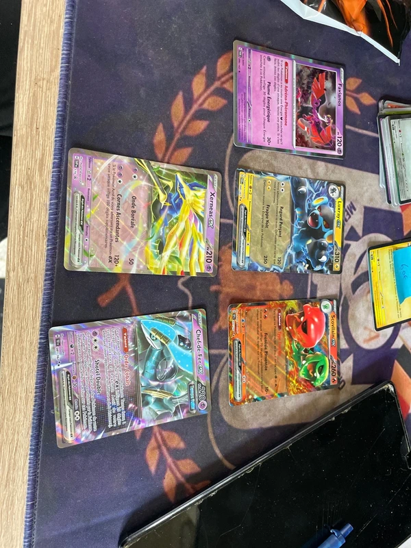 Lot de 5 carte Pokémon. Ex