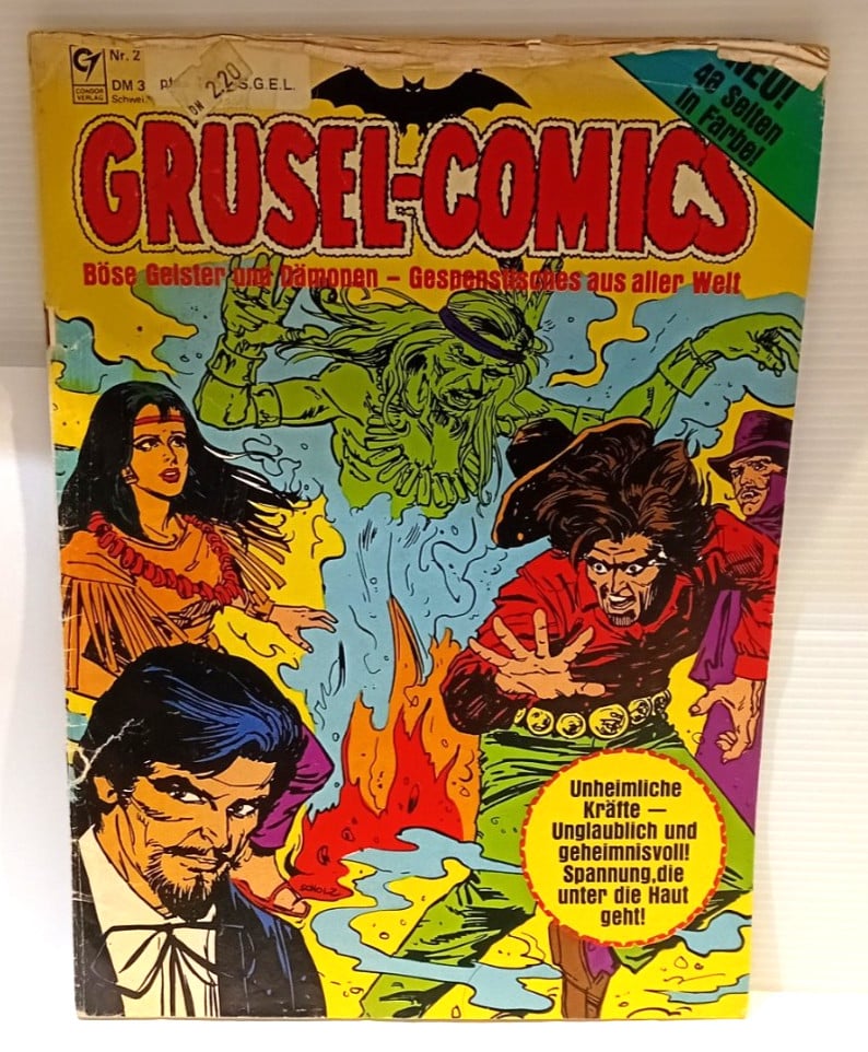 GRUSEL-COMICS BAND 2 CONDOR VERL. Mal conservato