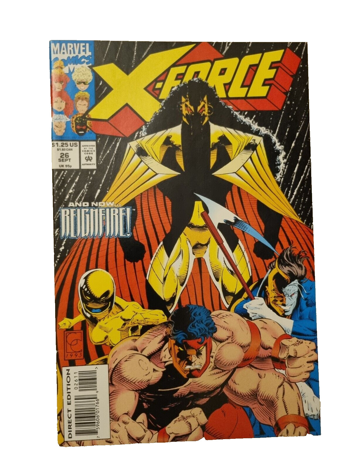 X-Force Vol. 1, No. 26, September 1993 Marvel Comics