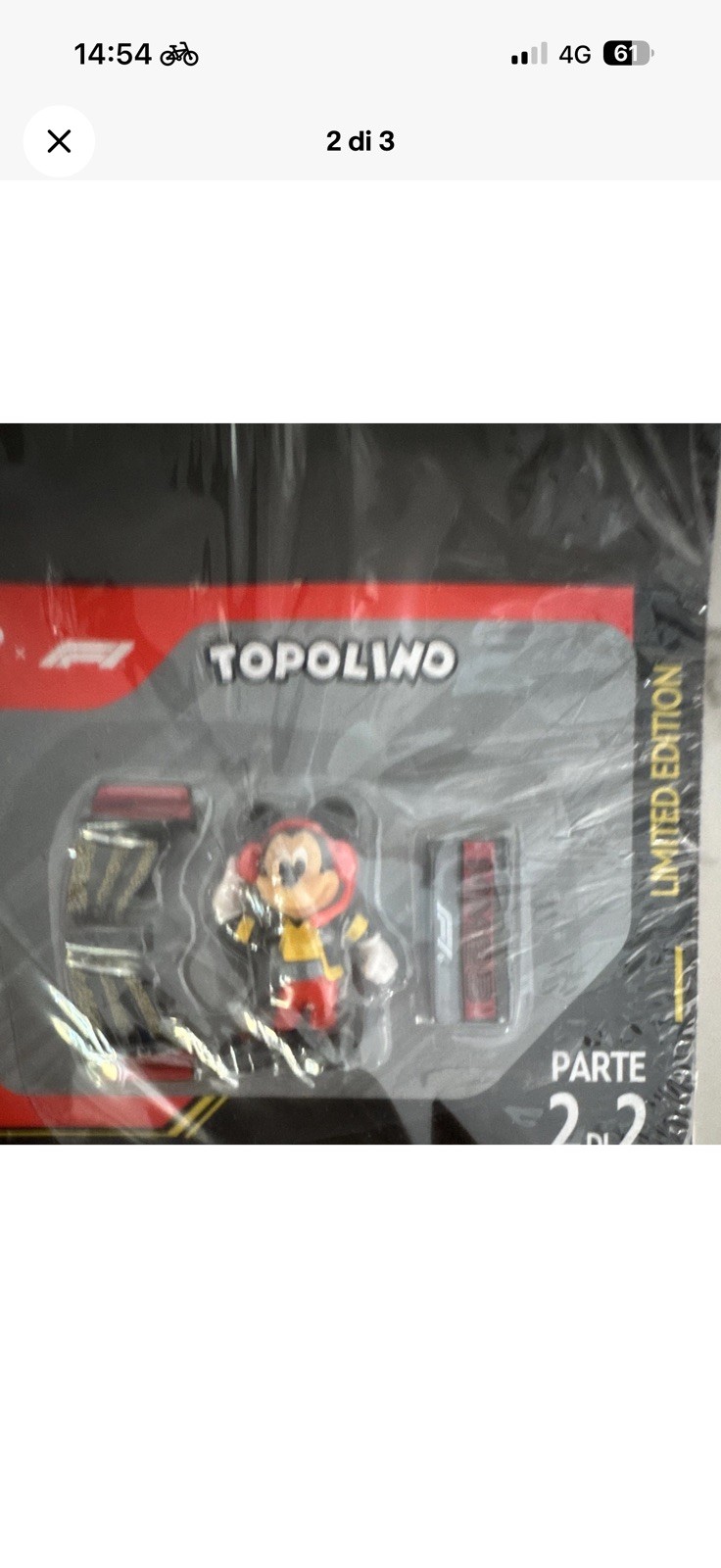 Panini Comics Topolino n. 3694 Limited Edition con gadget F1 2024 Parte 2/2