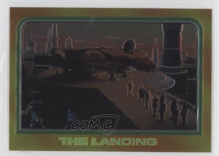 1999 Topps Star Wars Chrome Archives The Landing #47 0y59