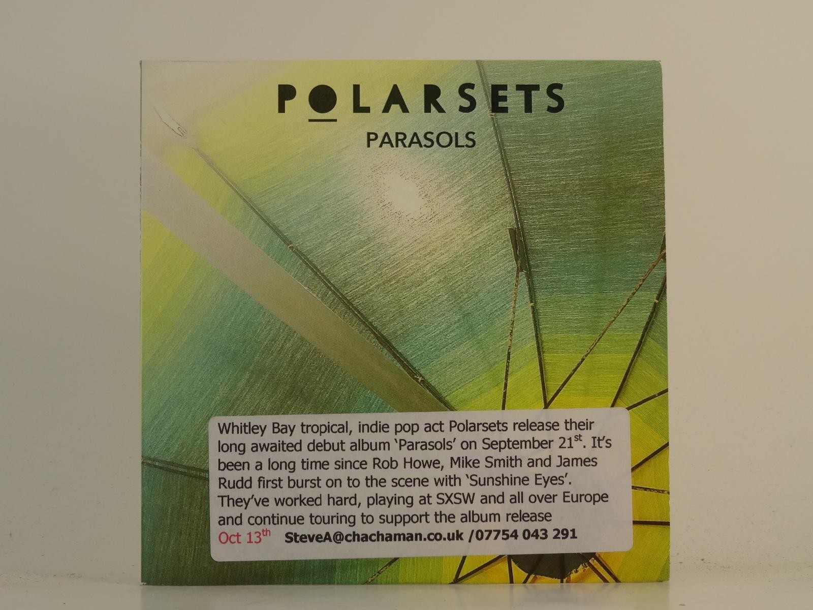 POLARSETS PARASOLS (H1) 1 Track Promo CD Single including Card Sleeve 