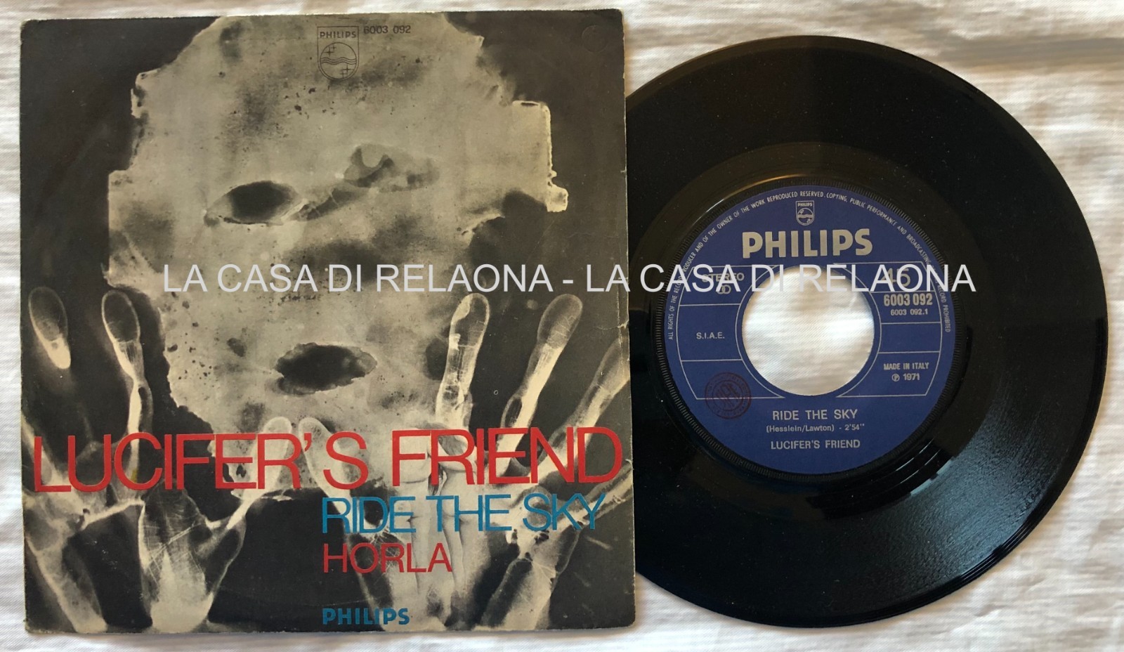 45 LUCIFER'S FRIEND - RIDE THE SKY - ANNO 1971 - Philips 6003 092 - EX+