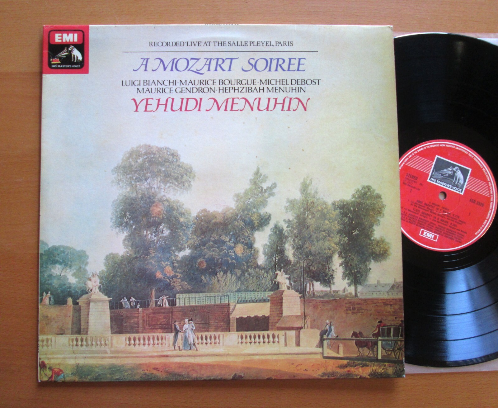 ASD 3329 ED1 A Mozart Soiree Yehudi Menuhin Live At The Salle Pleyel NM EMI