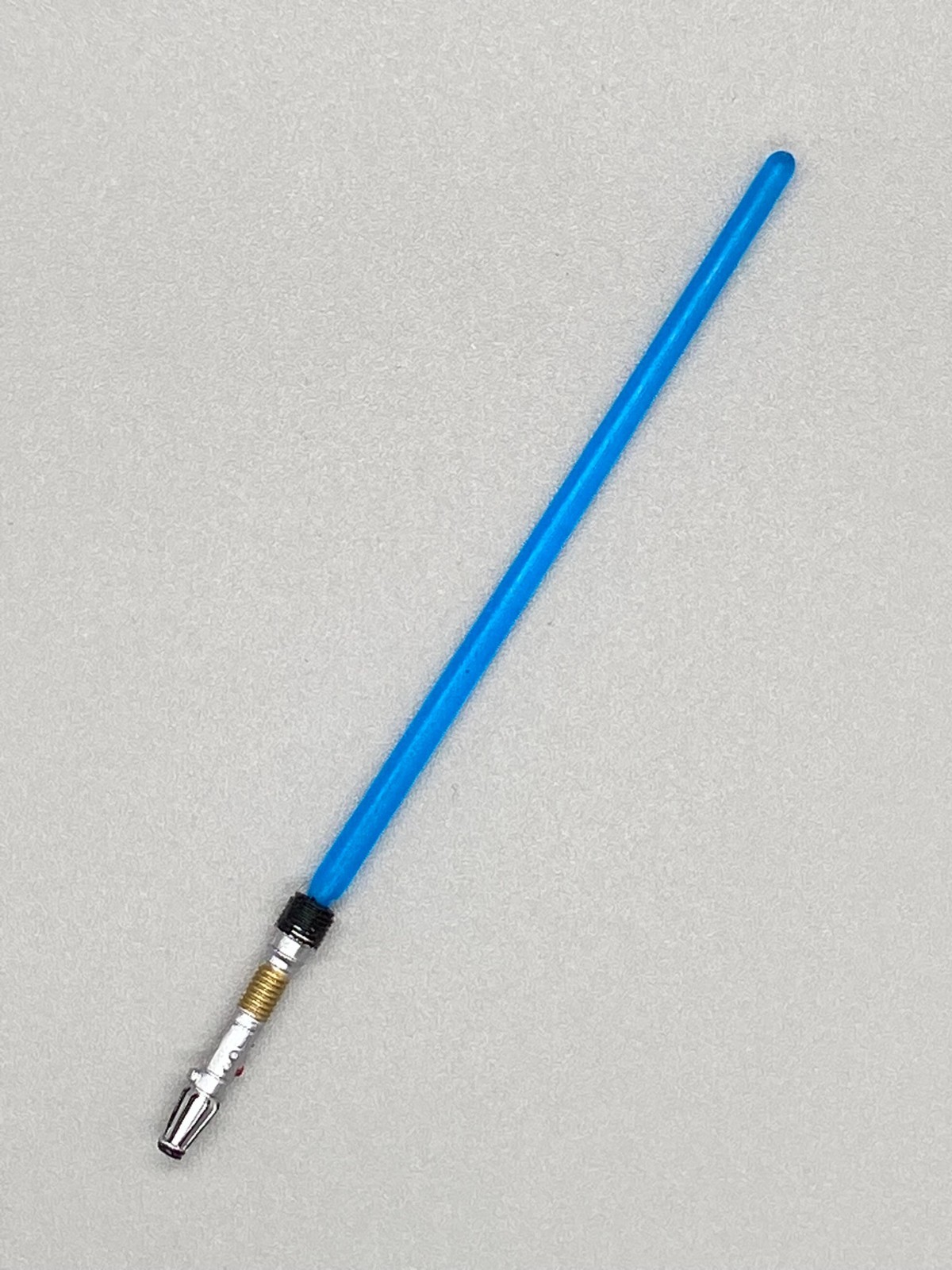 Ricambi personalizzati Star Wars 6 pollici serie nera Plo Koon spada laser foraggio blu jedi