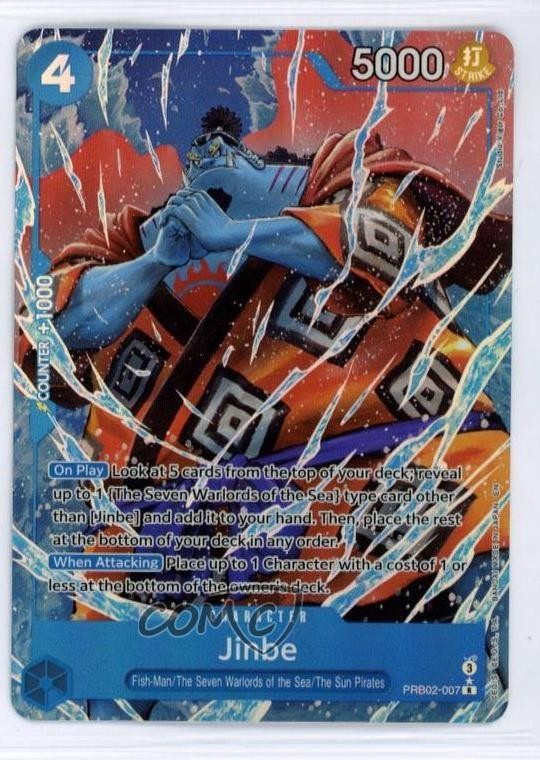 2025 One Piece Card Game: Premium Vol 2 PRB02 The Best Jinbe #PRB02-007