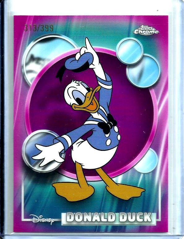 Paperino 2026 Topps Chrome # 99 rifrattore magenta SP # d 313/399