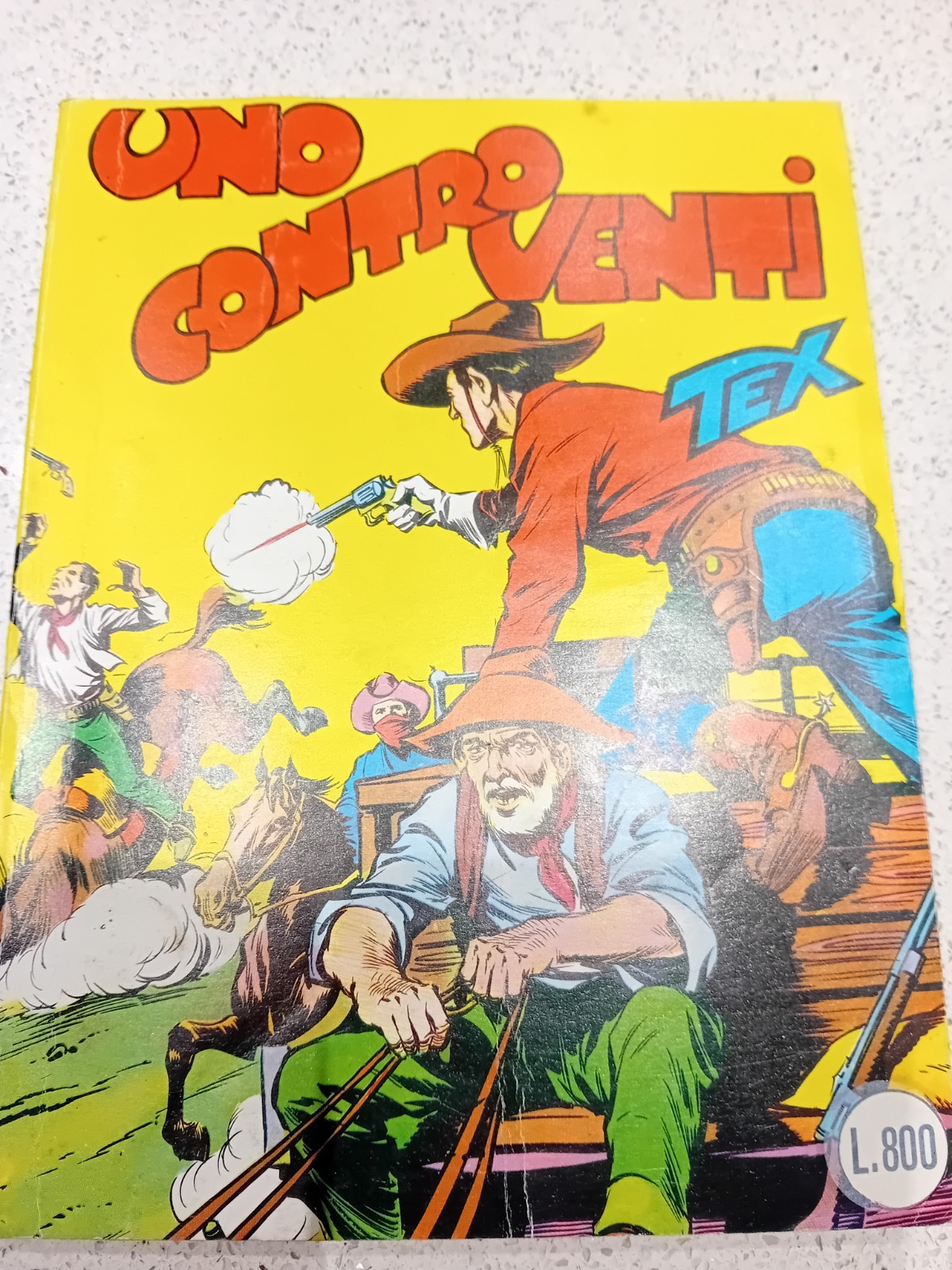Tex gigante Tex n. 2 Uno contro venti 1964 Prima edizione Araldo Bonelli