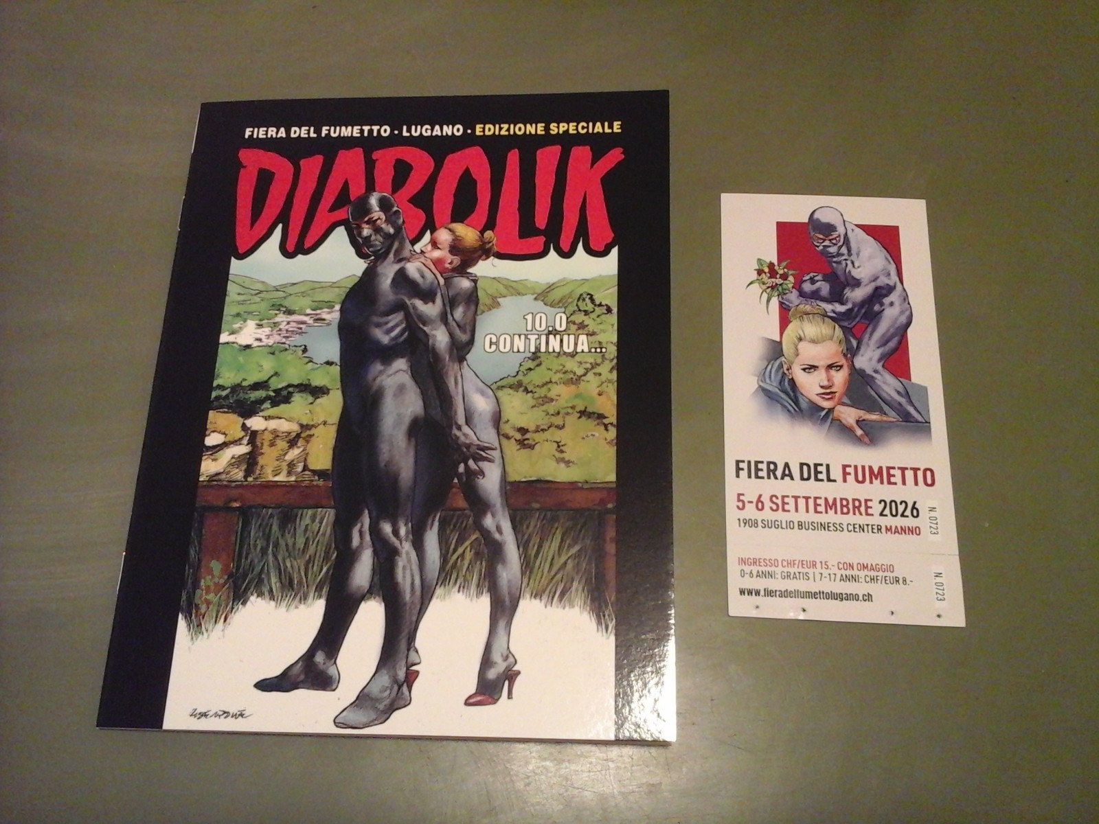 DIABOLIK - FIERA DEL FUMETTO LUGANO 2026 - 10.0 CONTINUA... - EDIZIONE SPECIALE