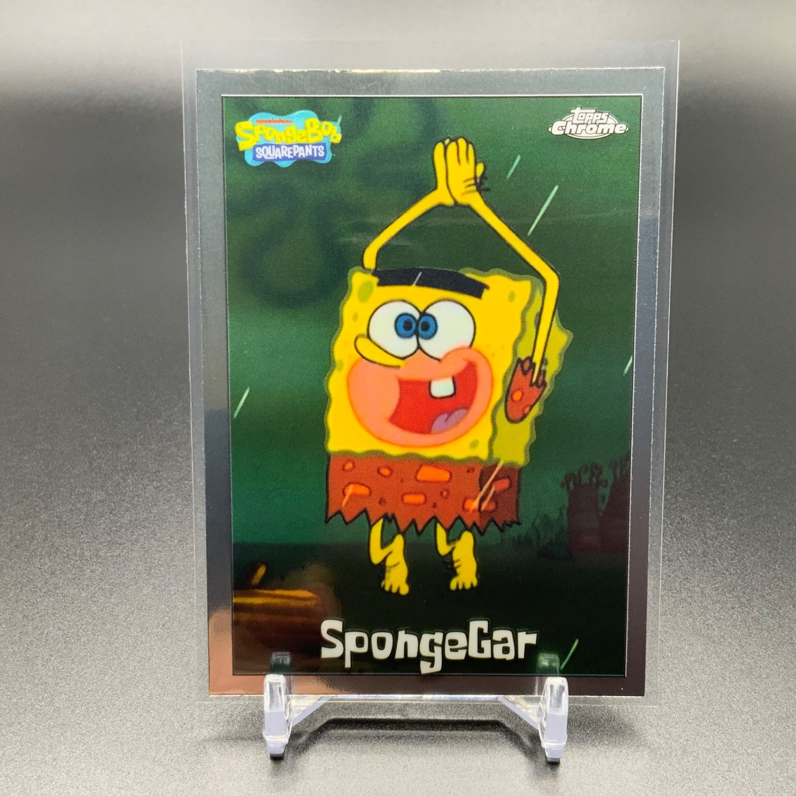 2025 Topps Chrome SpongeBob #43 SpongeGar Chrome Base TTC7951