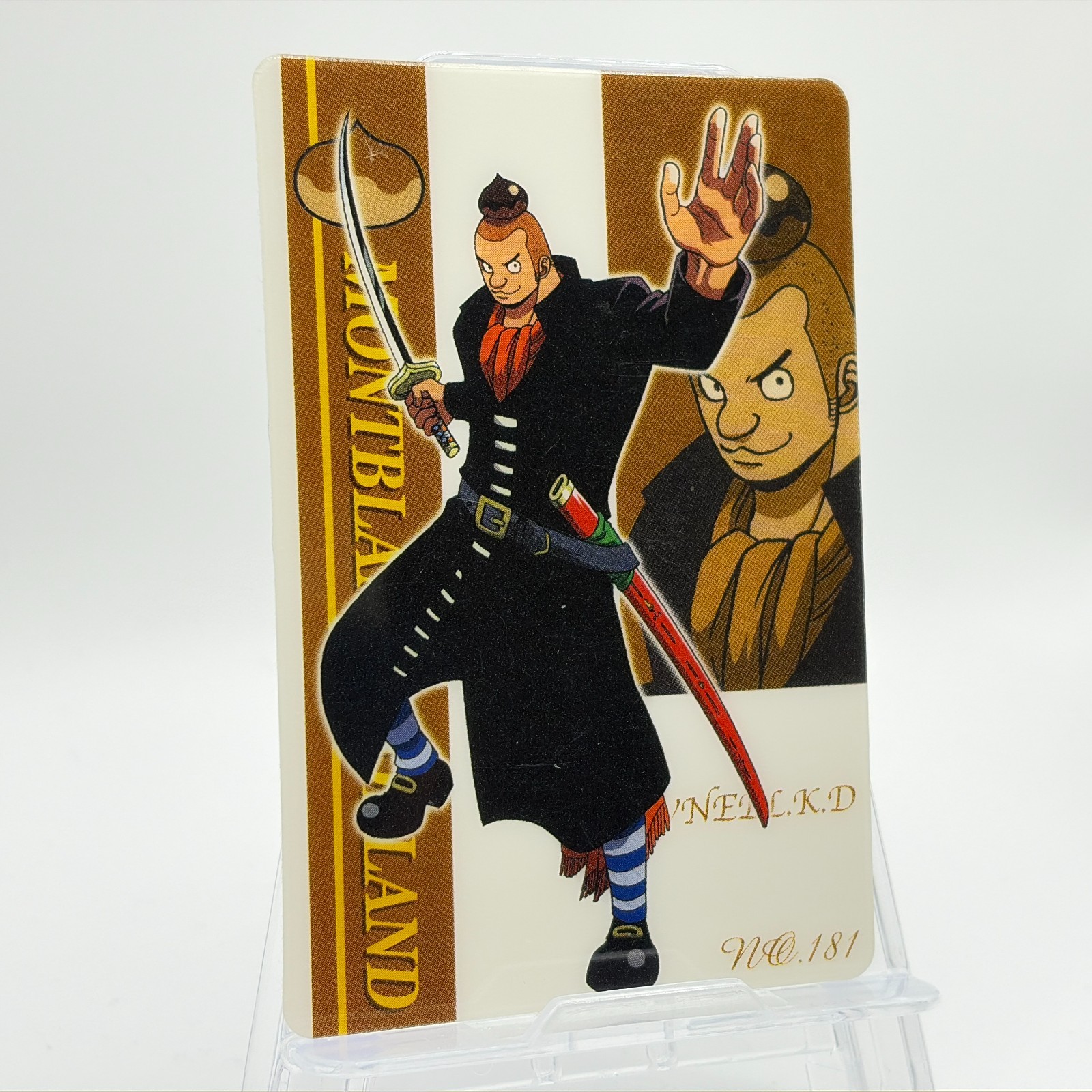 Mont Blanc Cricket One Piece Bandai Gummy Card giapponese TCG anime n.181 K246