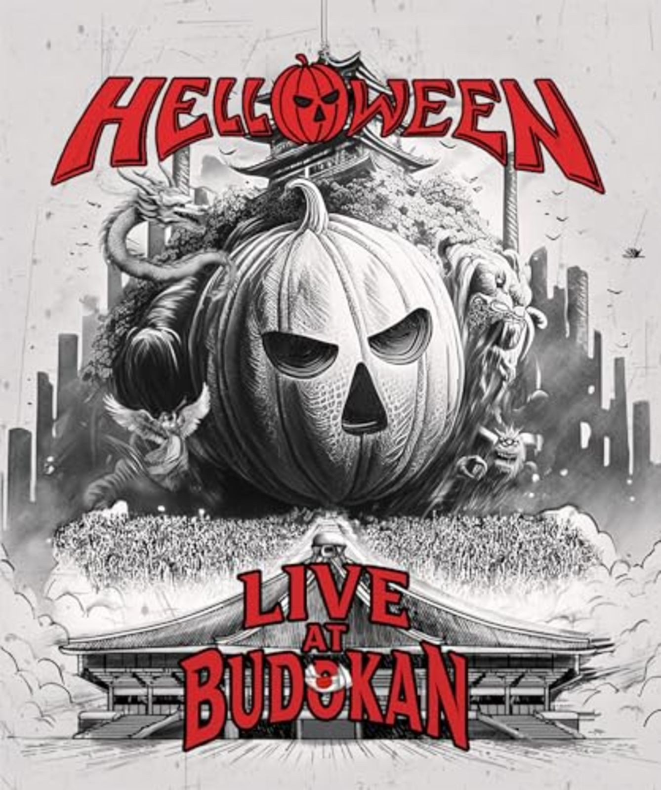 HELLOWEEN LIVE AT BUDOKAN  BLU-RAY CD with Tracking number New from Japan