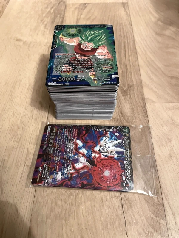 Lot de cartes Dragon Ball Super Card Game