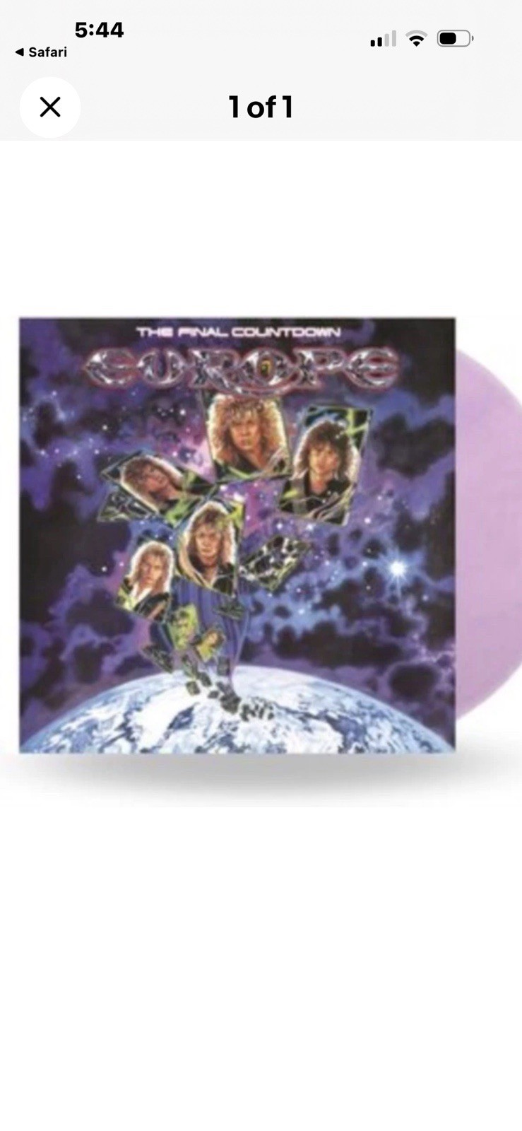 Europe  - The Final Countdown - 1986 - FE 40241 New - Sealed - Vinyl