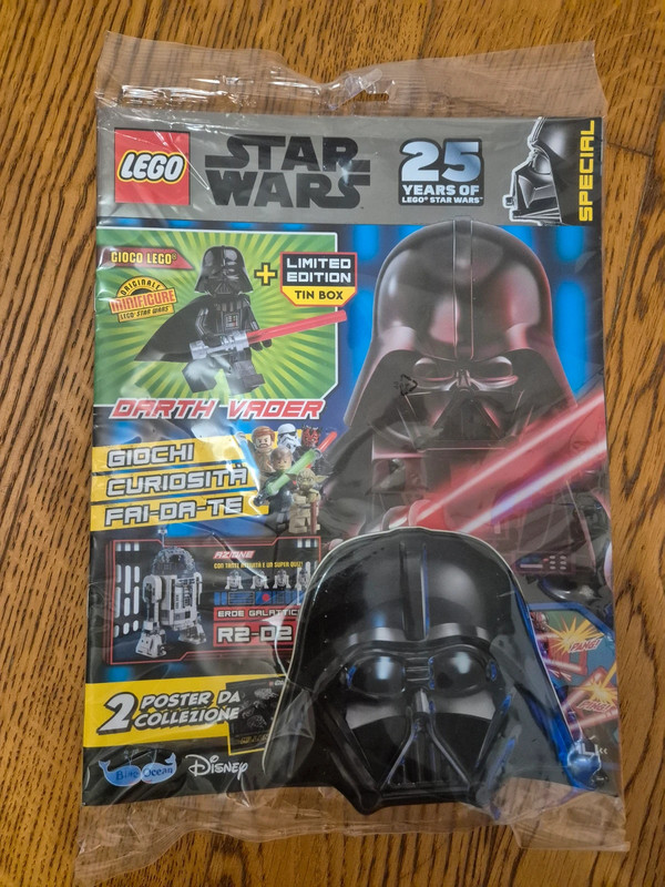 LEGO Star Wars Special - Tin Box Darth Vader + Minifigure + 2 Poster (Sigillato)