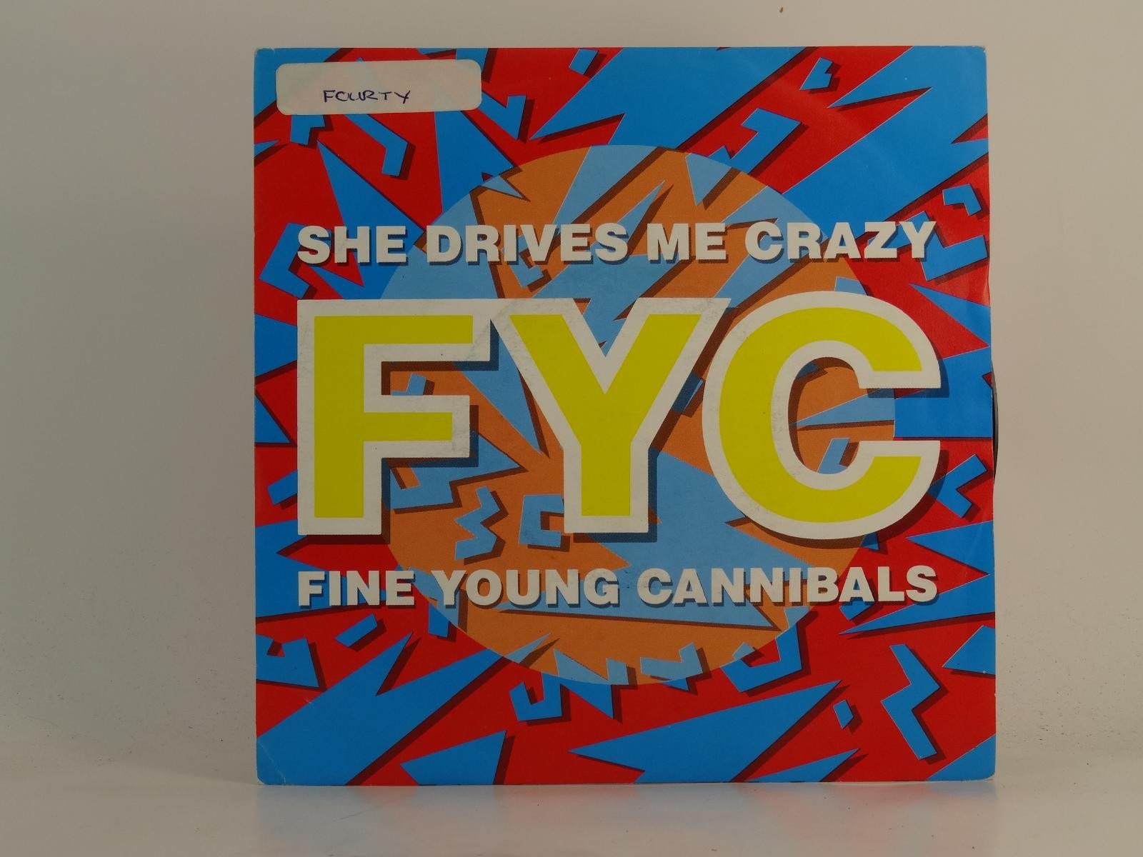 FINE YOUNG CANNIBALS SHE DRIVES ME CRAZY (2) (78) 2 Track 7" Single plus Company