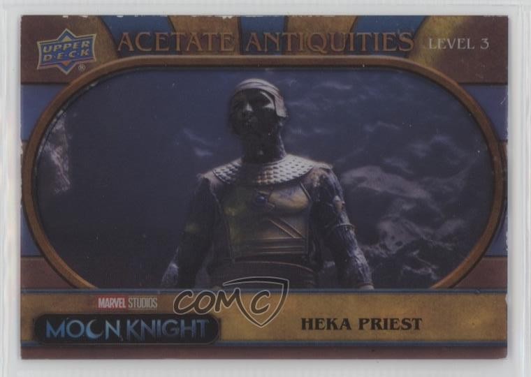 2023 Upper Deck Moon Knight Acetate Antiquities Level 3 Heka Priest #AA-18 0bt4