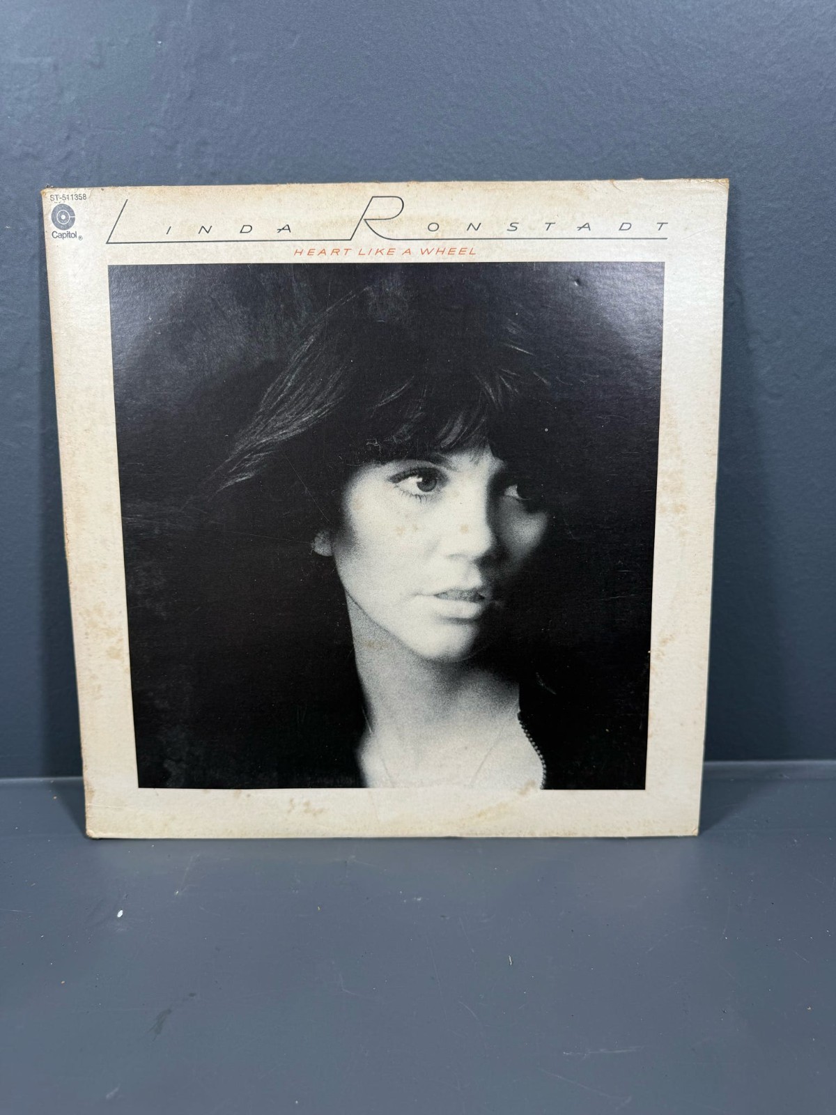 Linda Ronstadt Heart Like A Wheel Vinyl LP Capitol ST-511358 Orange Label 1974