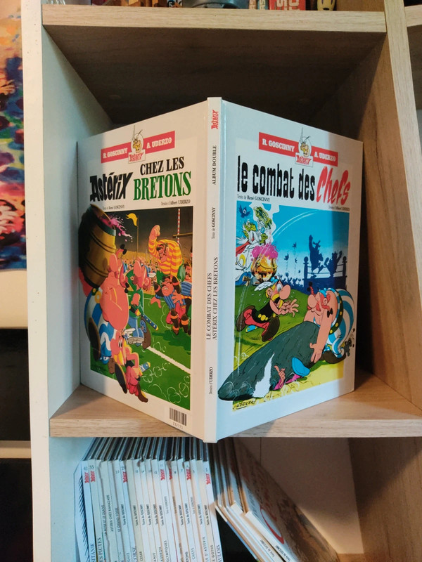 BD Astérix - album double - Le combat des chefs / Astérix chez les Bretons