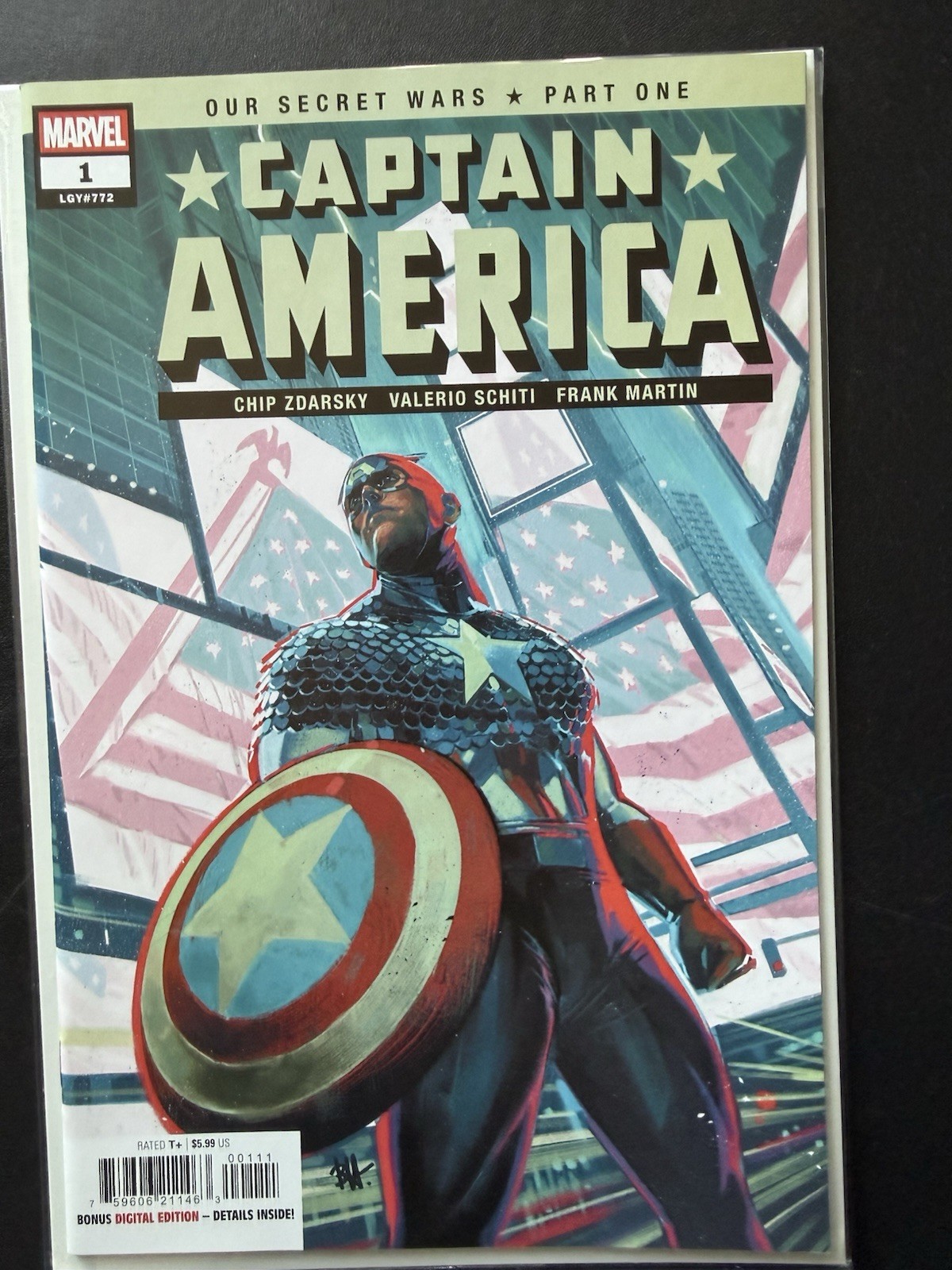 Captain America #1 (1st Print, Main Cover) Marvel 2025 VF/NM 1st David Colton