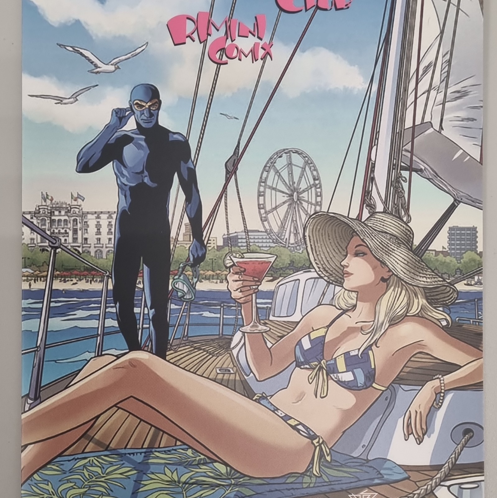 Rimini Comix fumetto/graphic novel a colori 2023 copertina illustrata