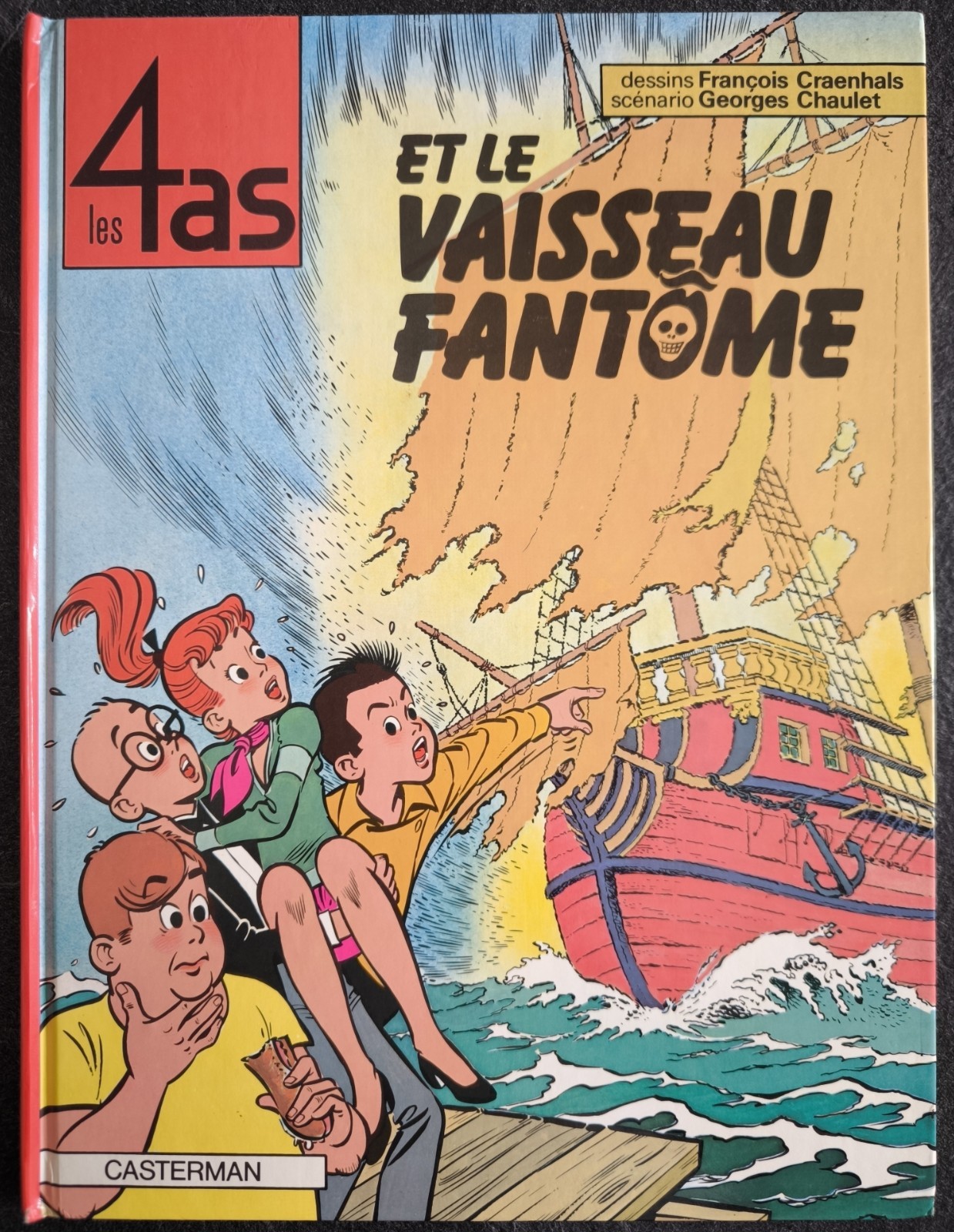 BD - Les 4 As - 16 - Les 4 As et le vaisseau fantôme - Réédition 1985
