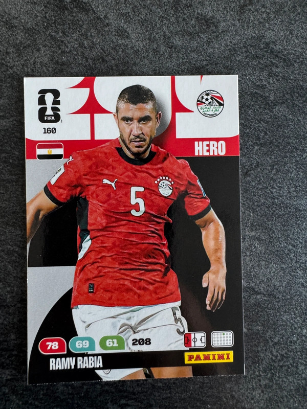 Panini Adrenalyn XL WM 2026 Standard Karte Ramy Rabia Nummer 160