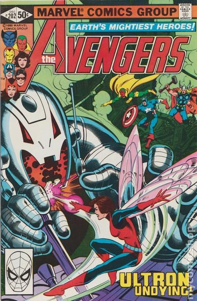 Avengers #202D FN 1980 Immagine Stock
