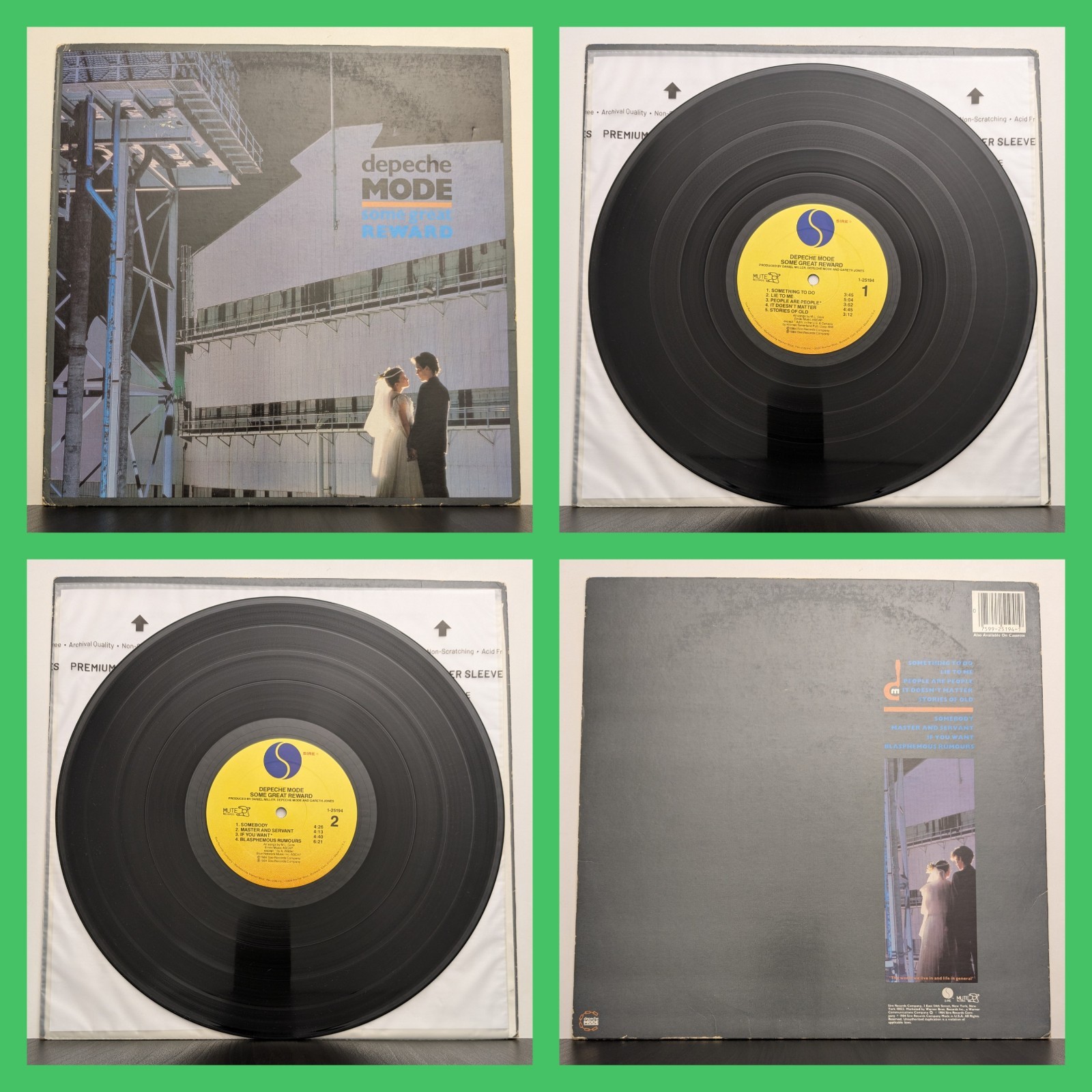 Depeche Mode Some Great Reward 1984 US LP Allied Sire Warner 9 25194-1