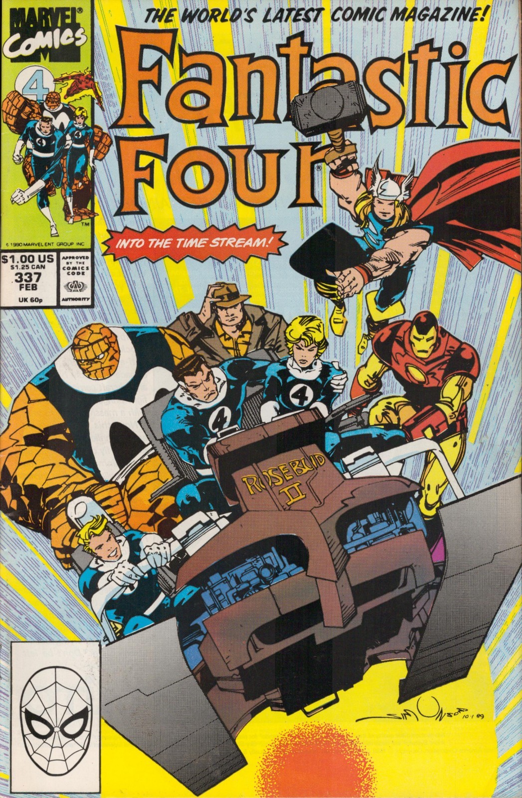 51885: MARVEL FANTASTIC FOUR #337 Grado VG