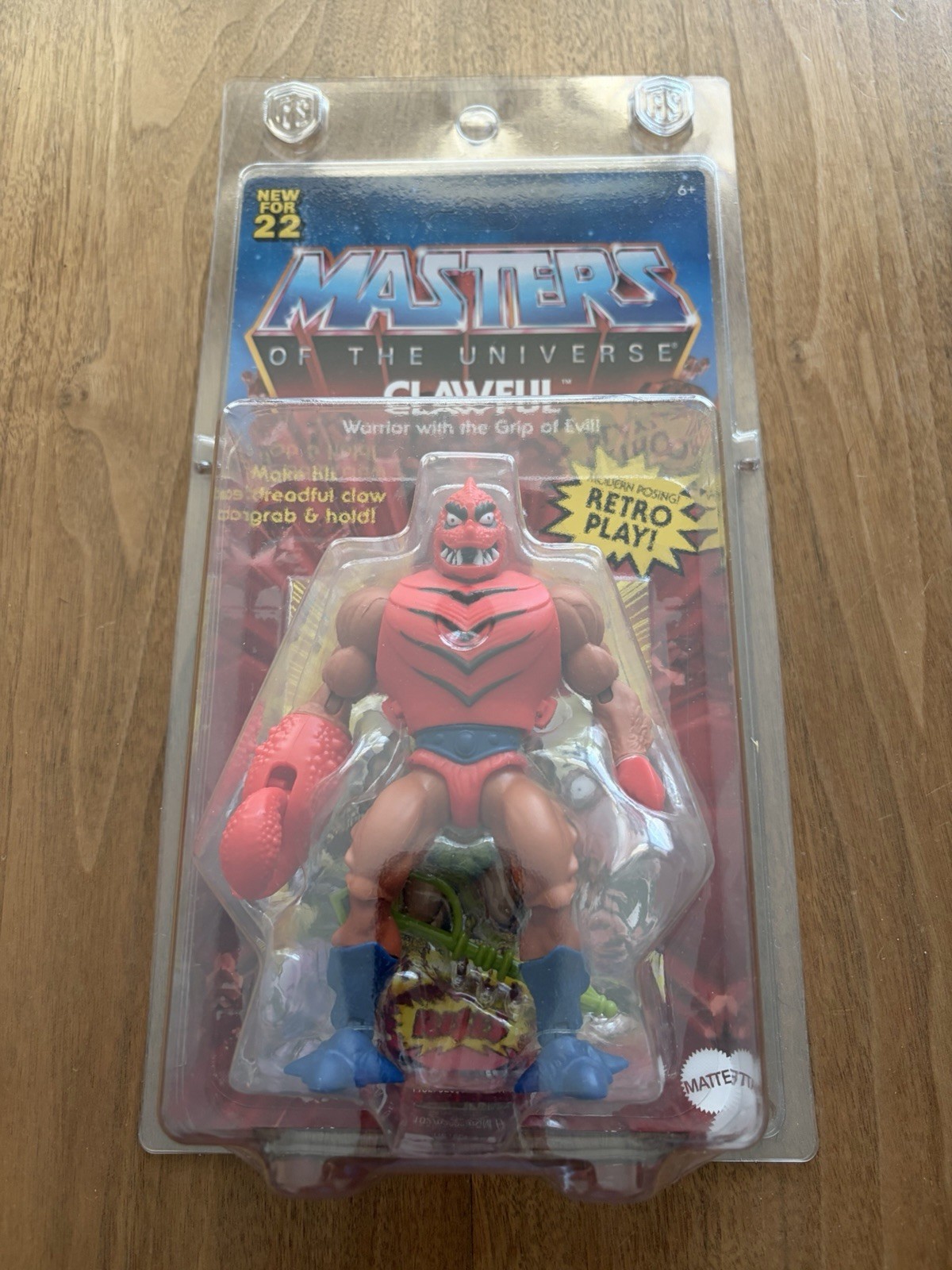 Masters of the Universe Origins Clawful MOC Sealed (with protective case)