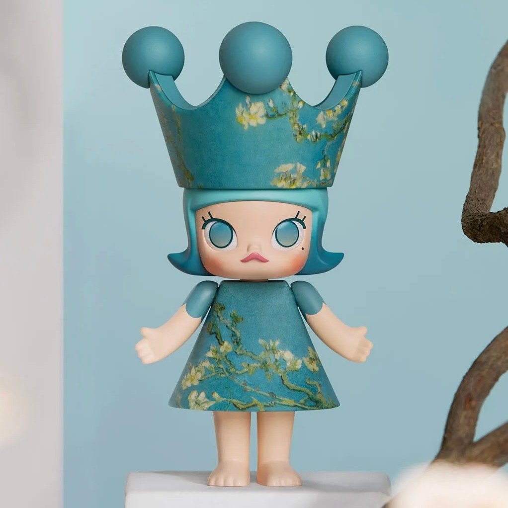 Mega Royal Molly 100% SIGILLATO Van Gogh Museum Fiore di mandorlo